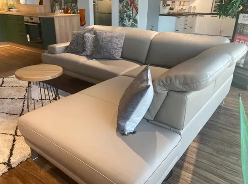 Ledersofa BRANDY mit Sitzverstellung - in Dillingen